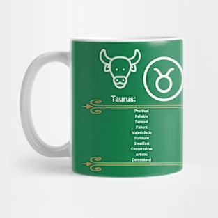 Taurus Zodiac T-Shirt Mug